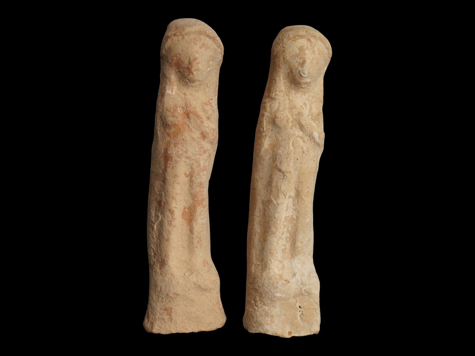 ANCIENT HOLY LAND TERRACOTTA FIGURES OF TANIT OR ASTARTE (1 of 6)