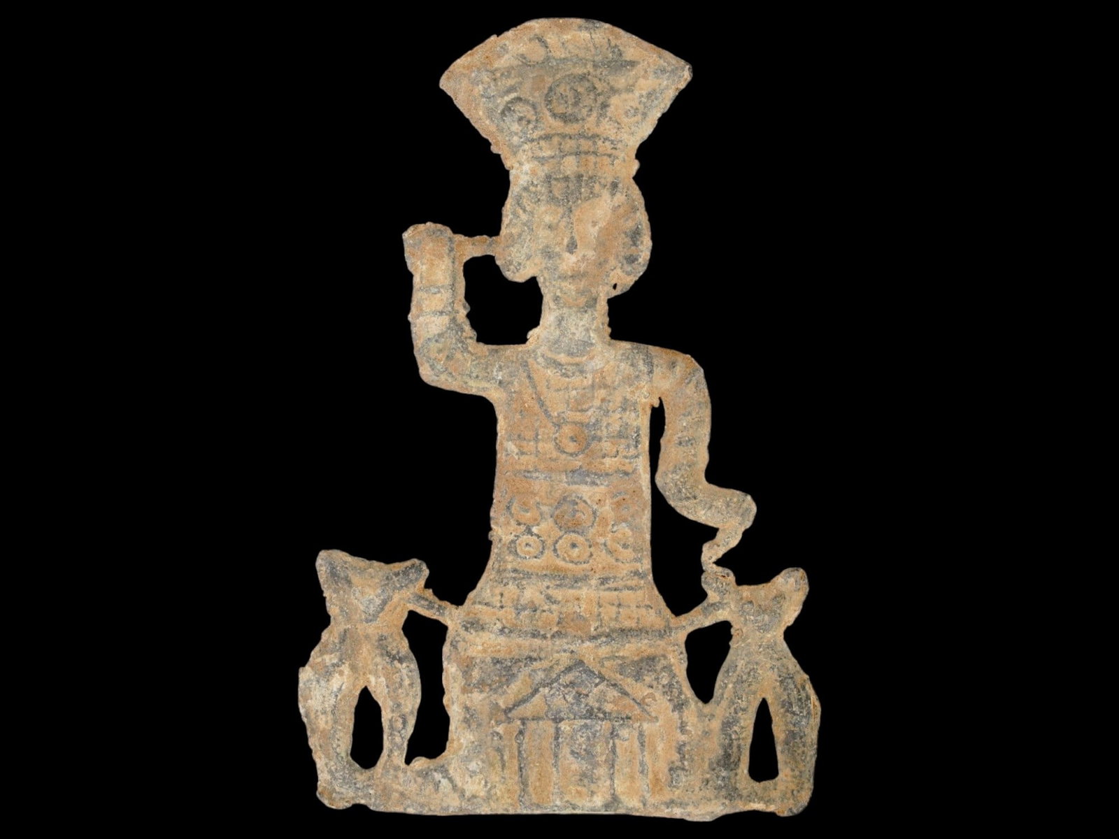 ANCIENT ROMAN VOTIVE PLAQUE JUPITER HELIOPOLITANUS (1 of 2)