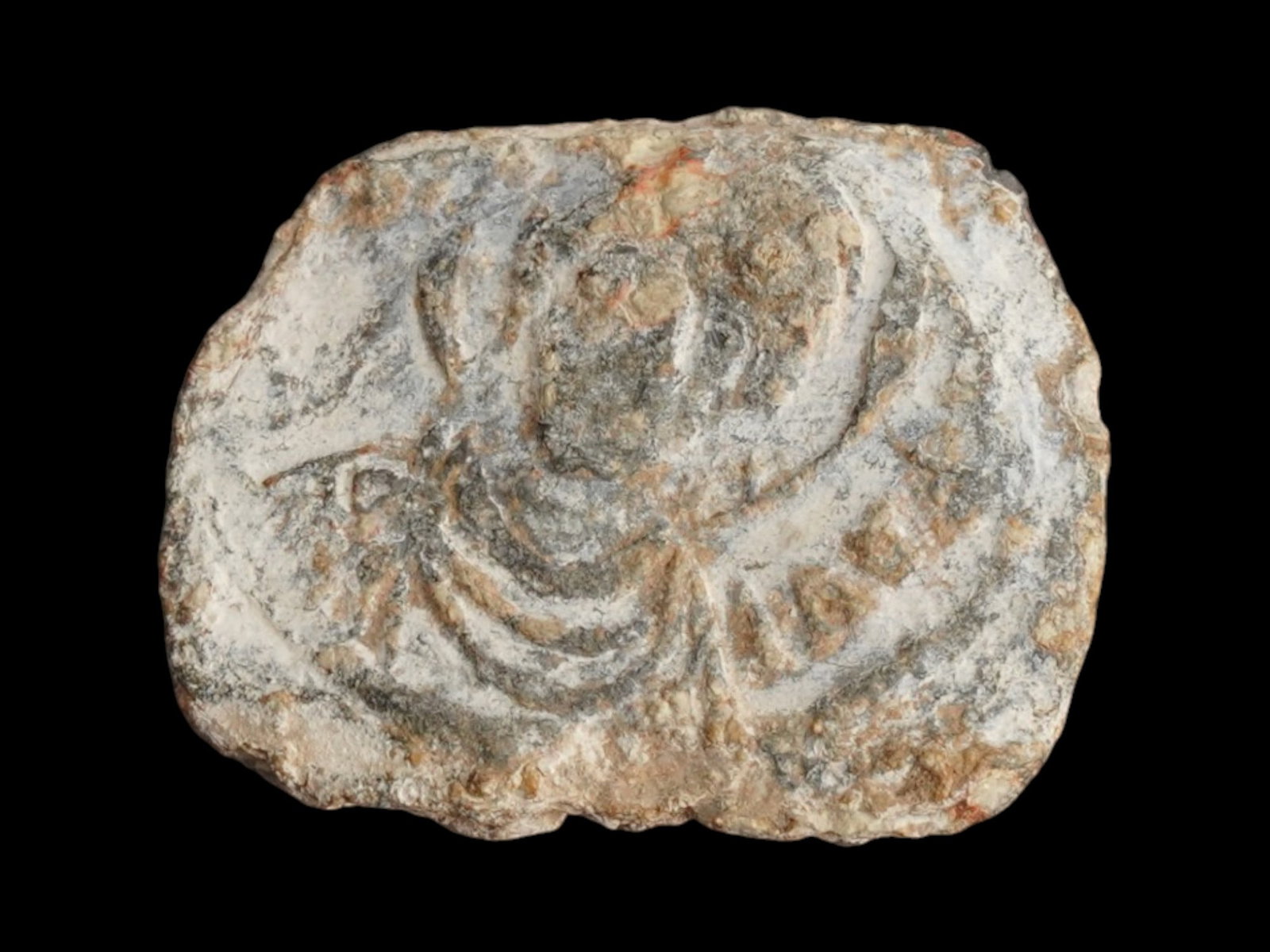 ANCIENT BYZANTINE EMPIRE LEAD SEAL OF JESUS CHRIST: An Ancient Byzantine Empire lead seal. Ca. 400 to 600 AD. The obverse depicts an image of Jesus Christ with inscriptions on the side. The reverse features a human figure. Historical Collectibles, Stam
