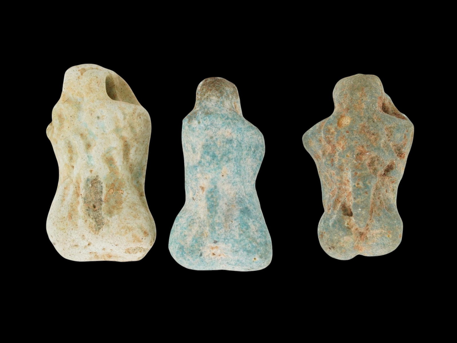 LOT ANCIENT EGYPT FAIENCE EROTIC AMULETS 700 TO 200 BC (1 of 6)