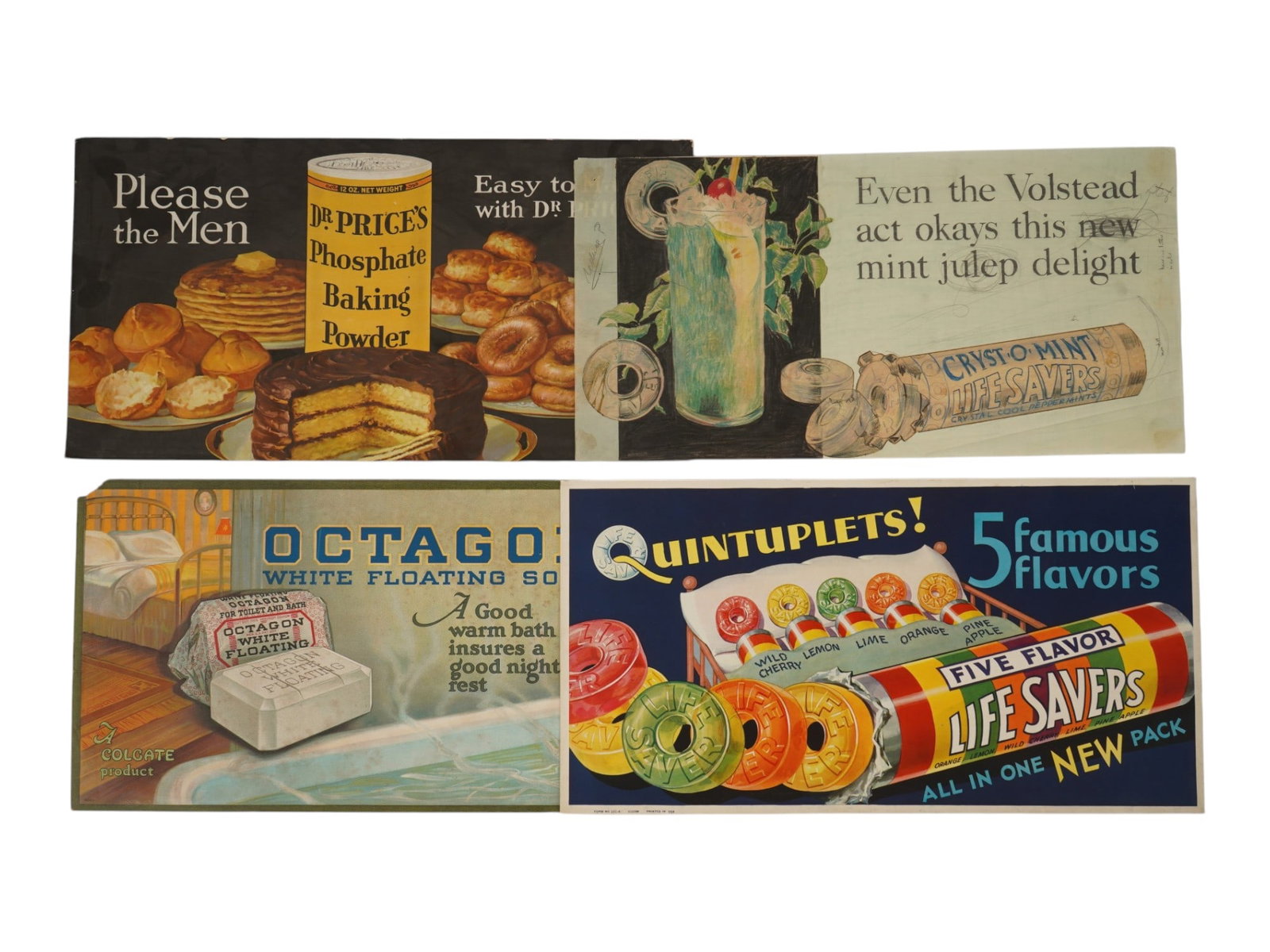 COLLECTION OF VINTAGE AMERICAN ADVERTISING POSTERS (1 of 4)