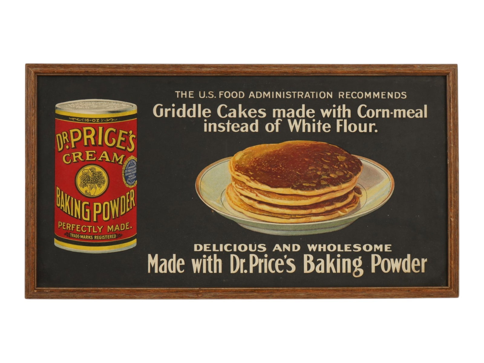 WORLD WAR I US FOOD ADMINISTRATION ADVERTISEMENT SIGN (1 of 3)