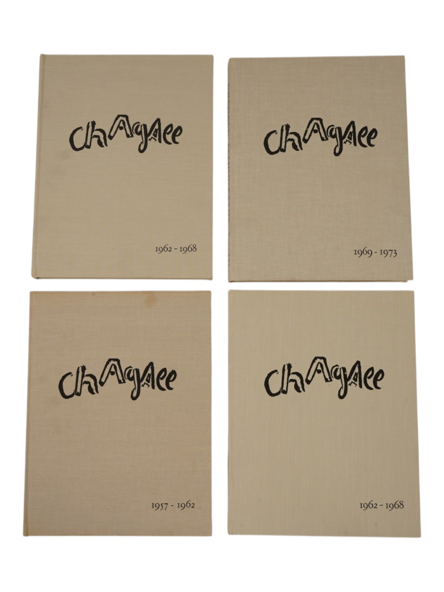 THE LITHOGRAPHS OF CHAGALL BY JULIEN CAIN FOUR VOLS (1 of 5)