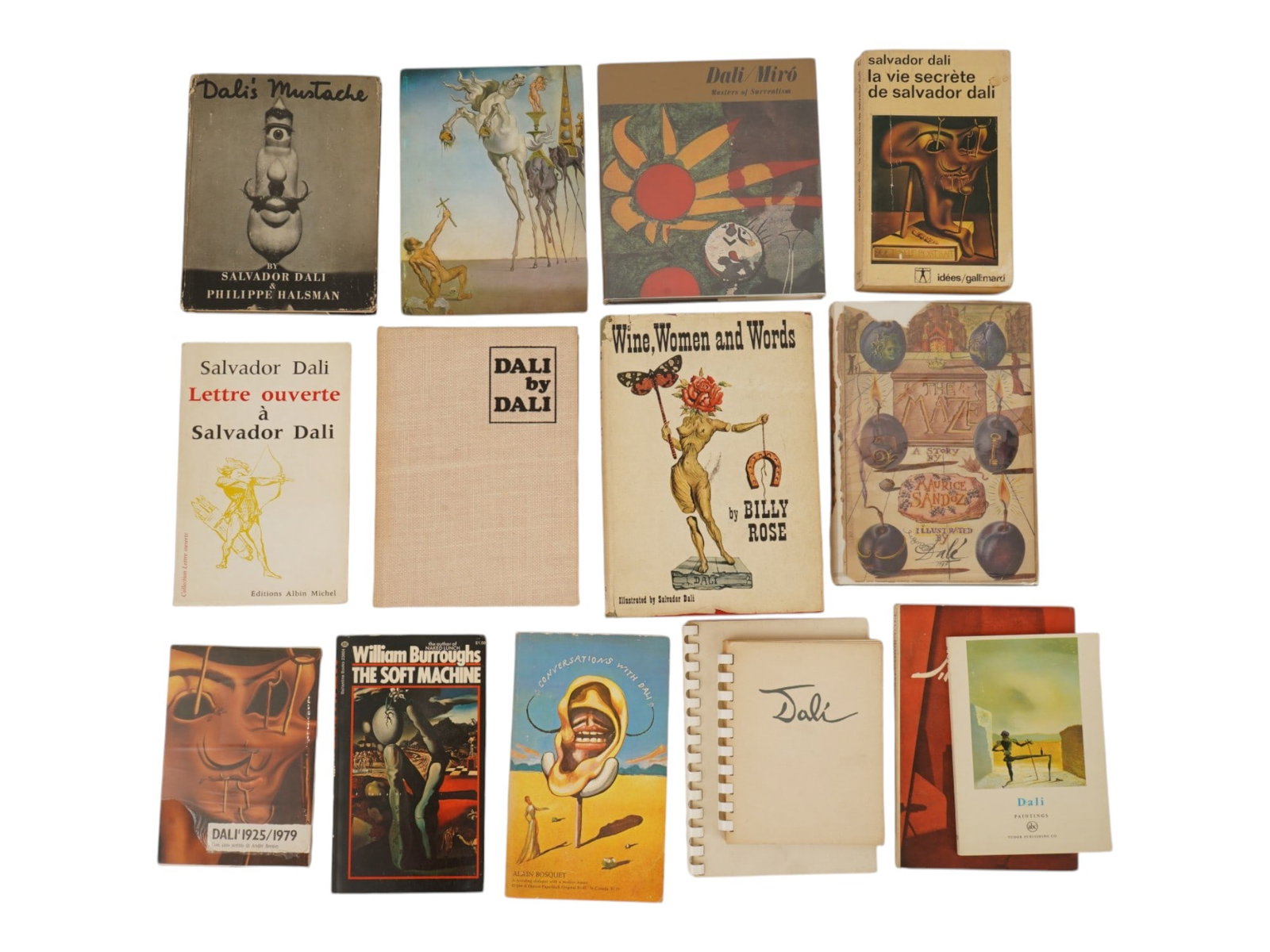 VINTAGE ART BOOKS AND POCKETBOOKS ON SALVADOR DALI (1 of 4)