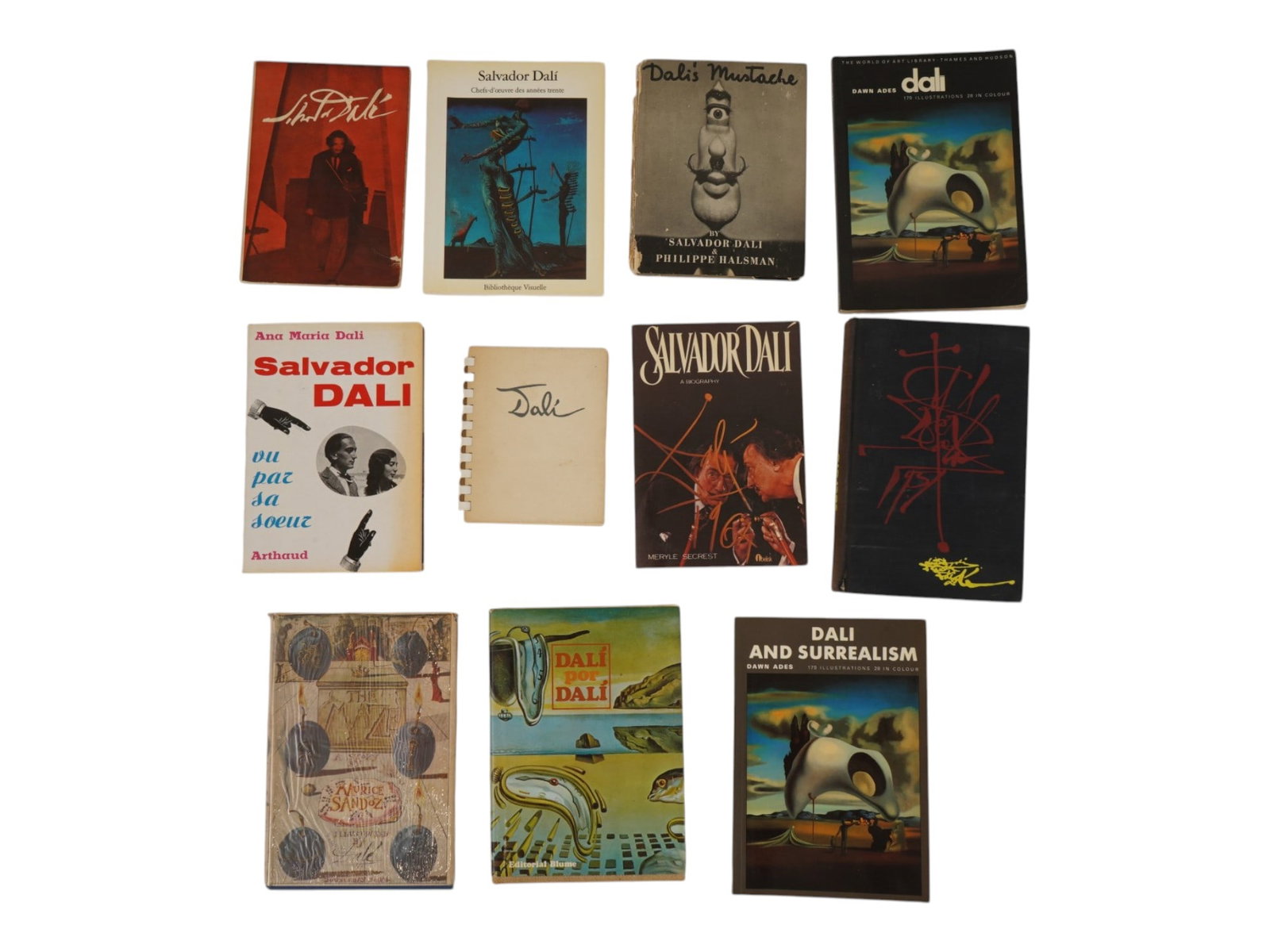 VINTAGE BOOKS AND EXHIBITION CATALOGS SALVADOR DALI (1 of 4)