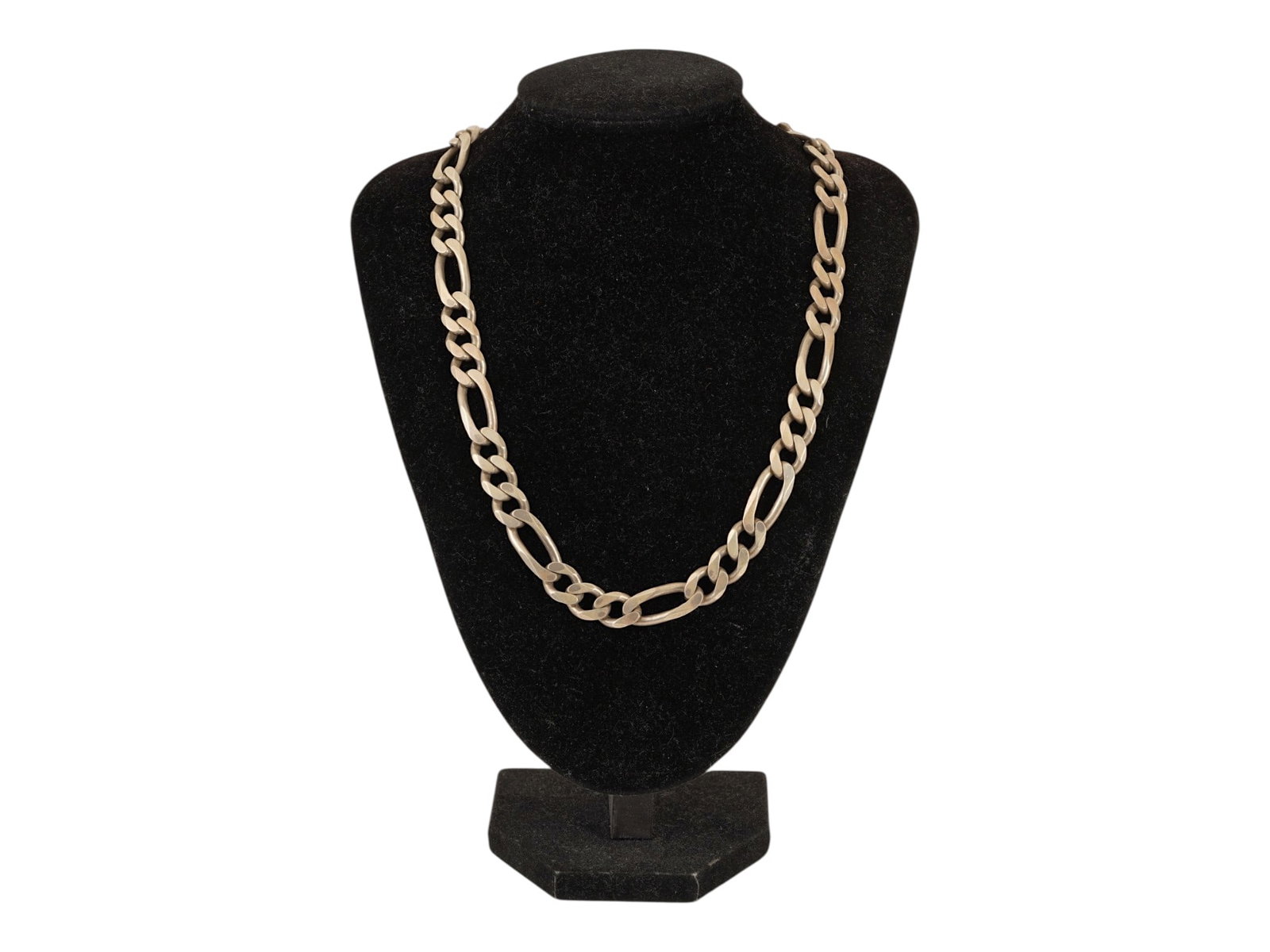 ITALIAN STERLING SILVER FIGARO LINK CHAIN NECKLACE (1 of 8)
