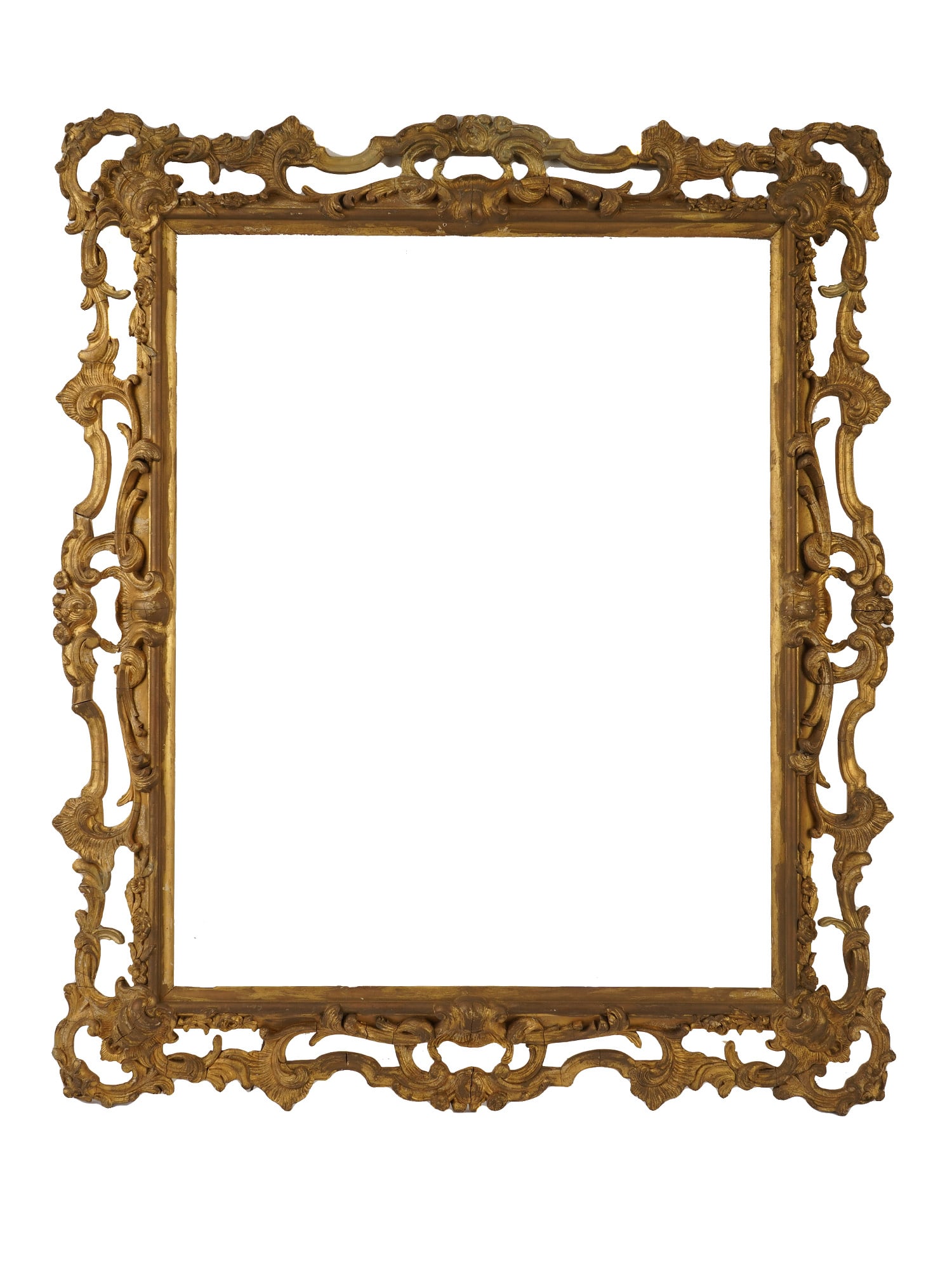 ROCOCO STYLE ORNATE GILT PIERCED OPENWORK WOOD FRAME (1 of 10)