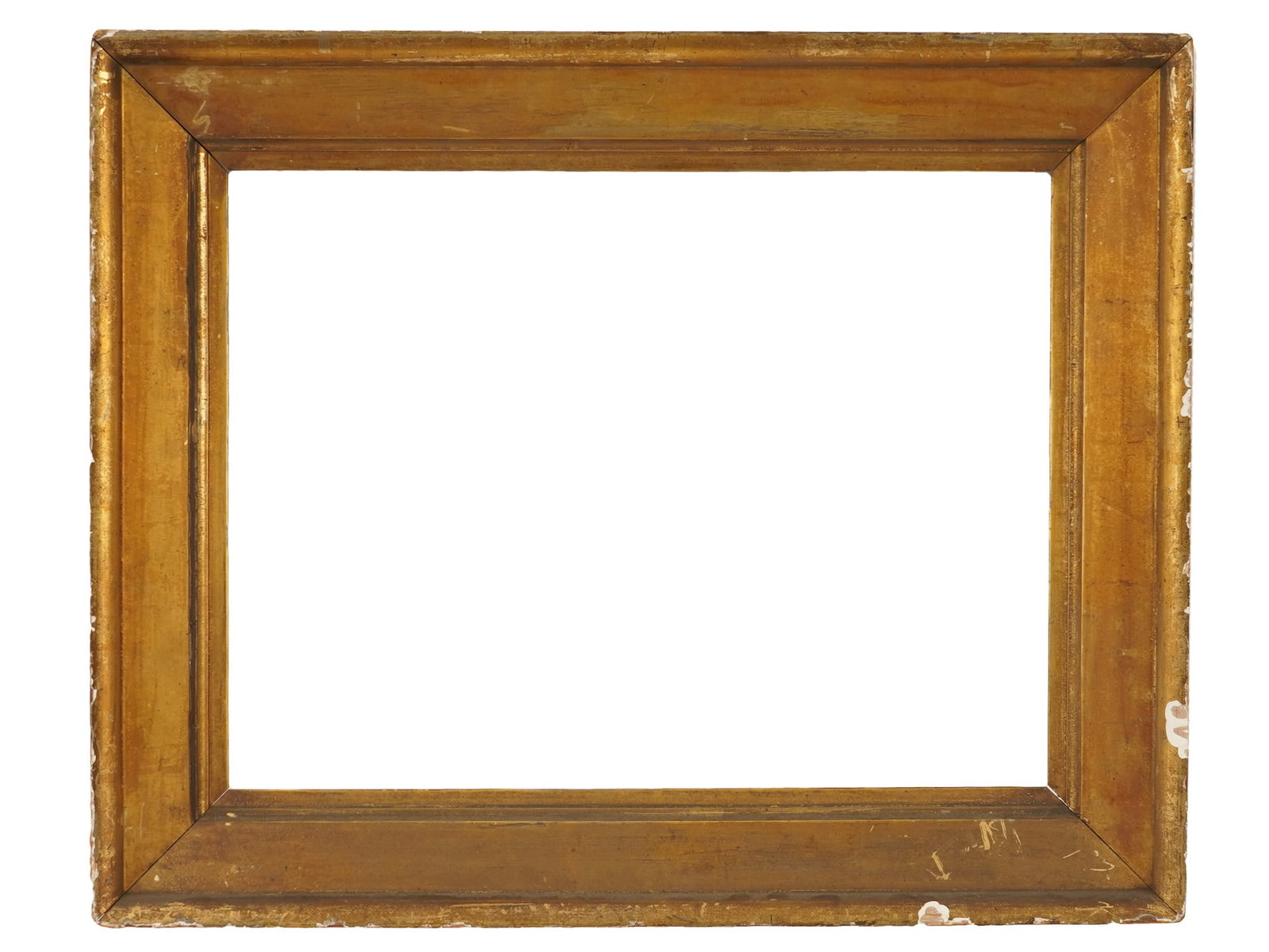 ANTIQUE EUROPEAN CASSETTA STYLE GILT WOOD PICTURE FRAME (1 of 6)