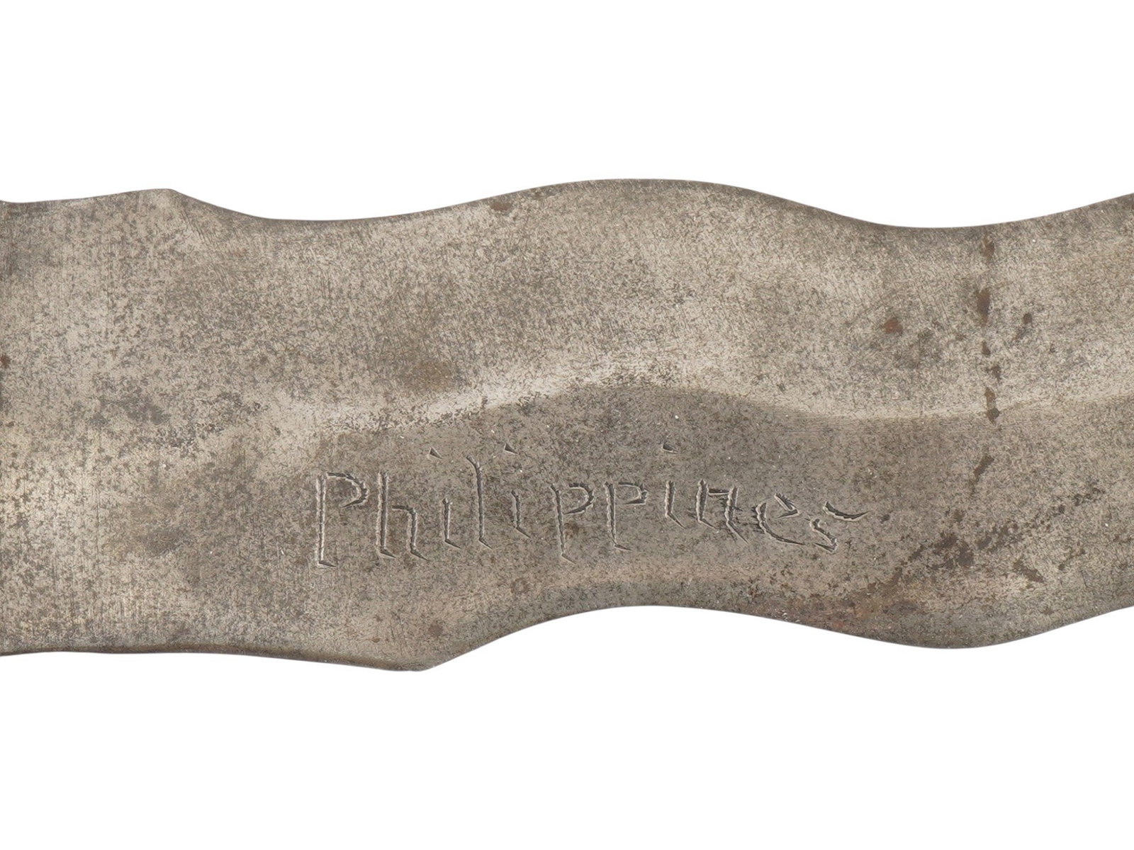 PHILIPPINE KRIS DAGGER W WAVY BLADE AND SCABBARD - 12