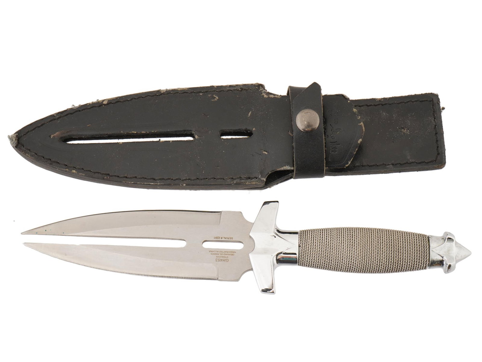 GIL HIBBEN DOUBLE SHADOW DAGGER W SNEATH - 3