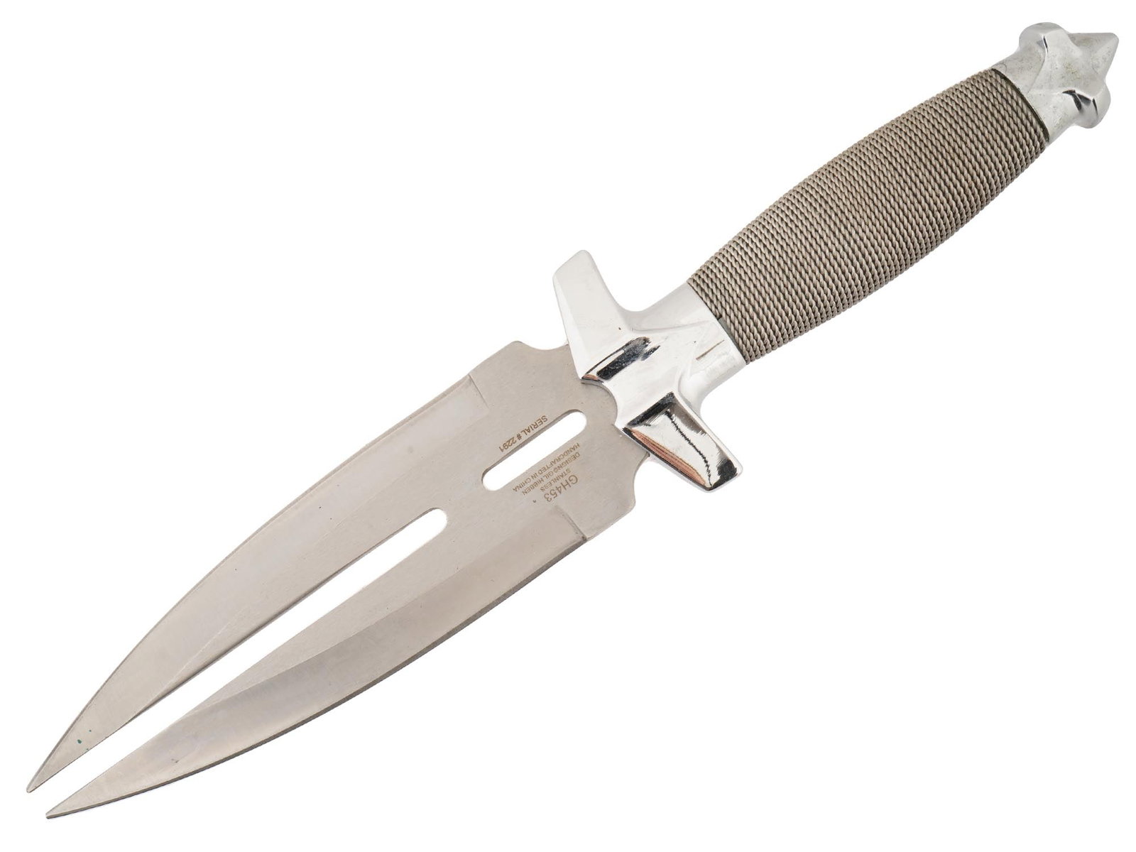 GIL HIBBEN DOUBLE SHADOW DAGGER W SNEATH - 8