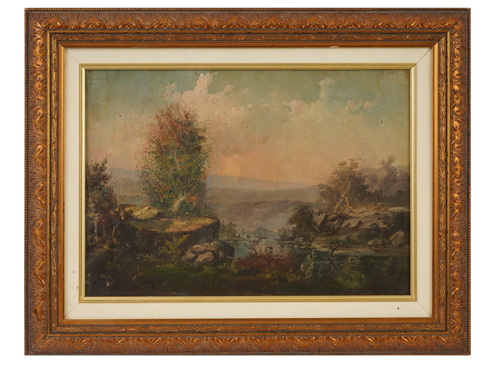 19TH C AMERICAN PAINTING ATTR TO JOHN R. JOHNSTON (1 of 7)