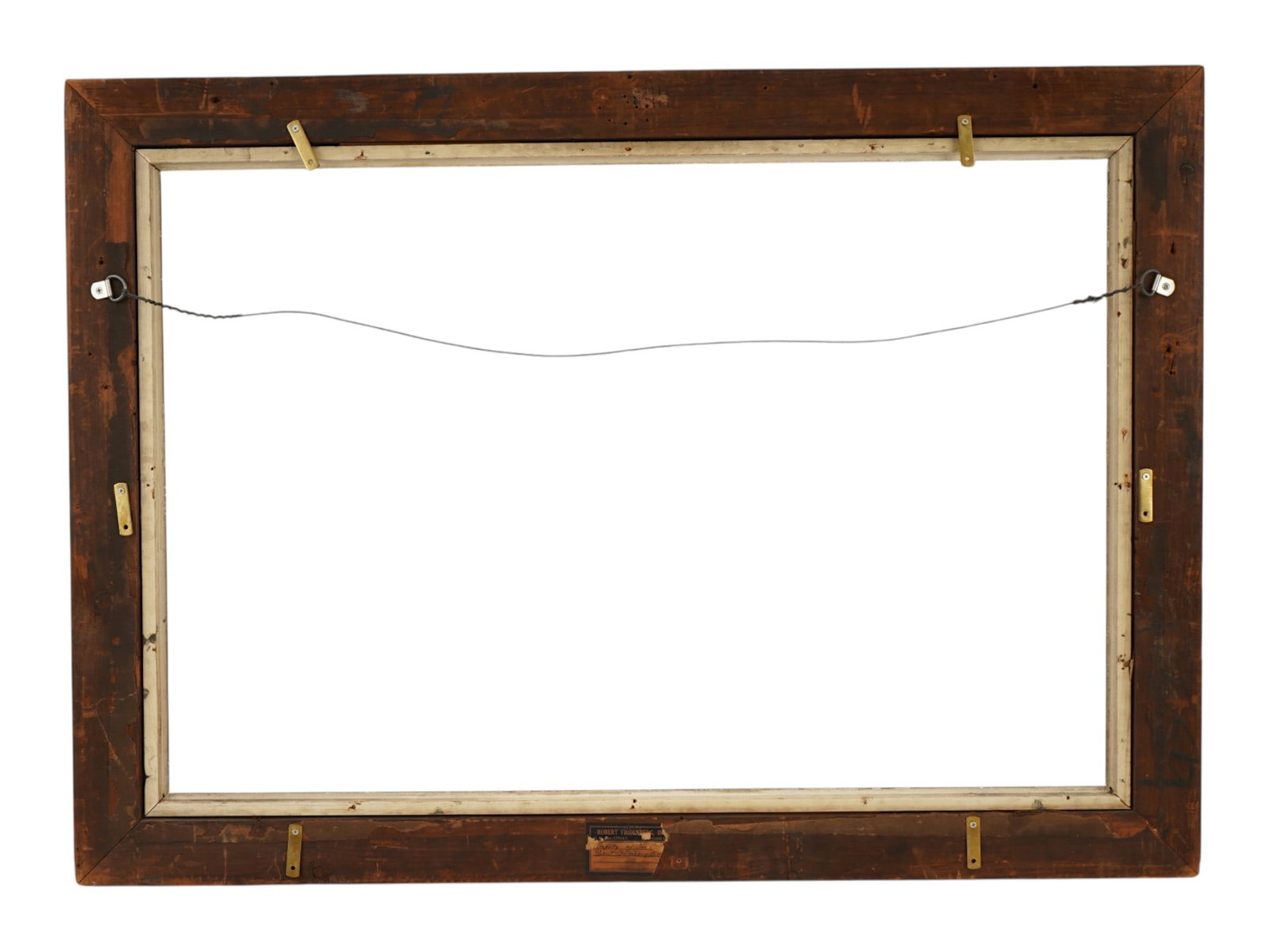 EARLY 20TH CENTURY RECTANGULAR WOOD DECORATIVE FRAME - 2