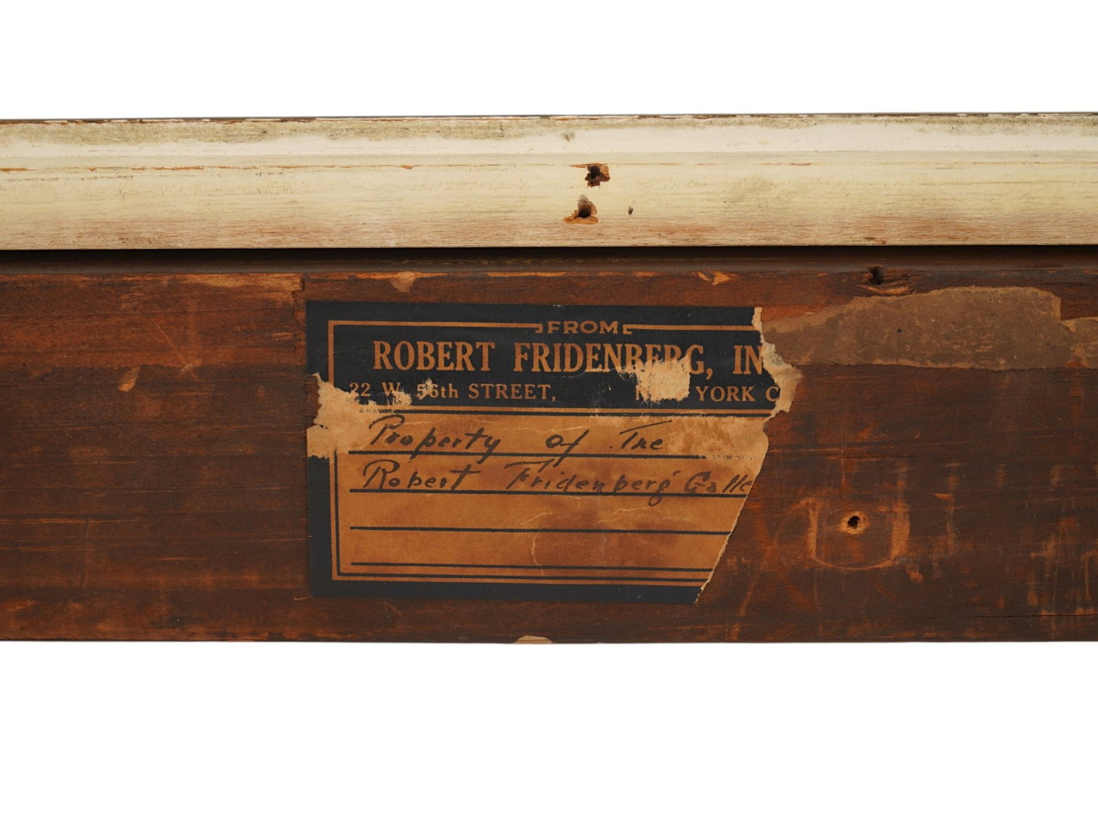 EARLY 20TH CENTURY RECTANGULAR WOOD DECORATIVE FRAME - 8