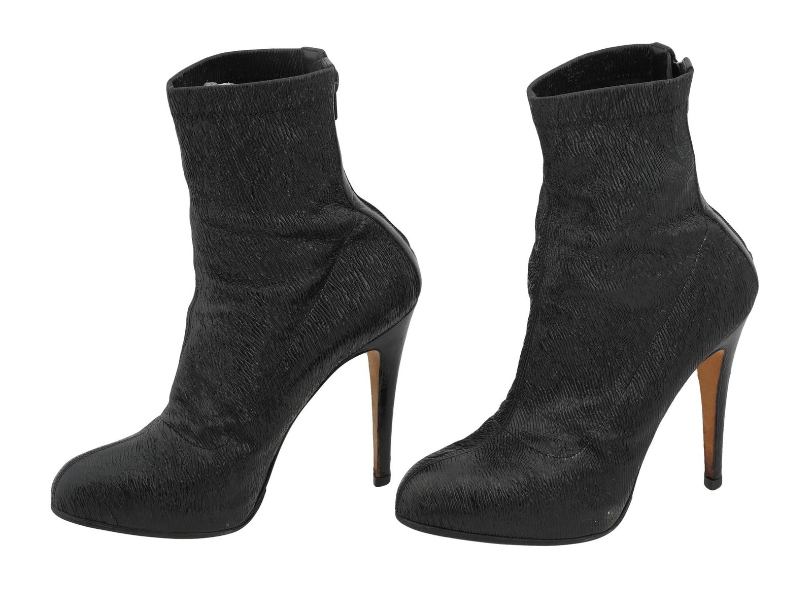 BRIAN ATWOOD BLACK PATENT LEATHER ANKLE BOOTS (1 of 10)