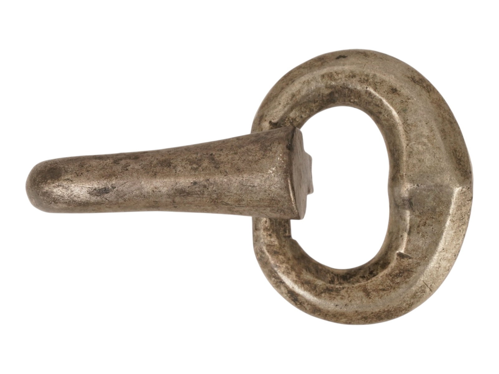 ANCIENT ROMAN SOLID SILVER BUCKLE 100 TO 300 AD (1 of 5)