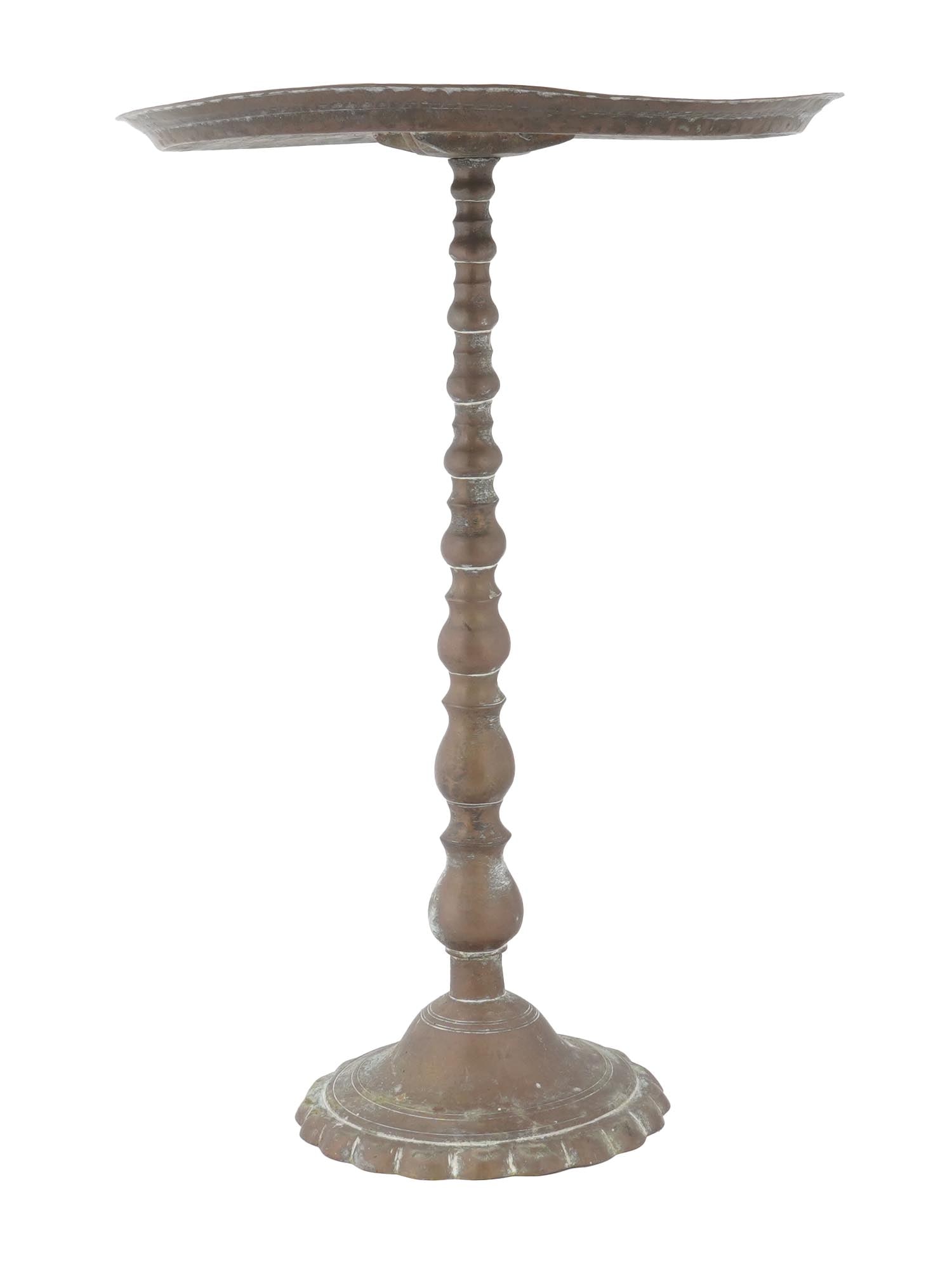 ANTIQUE OTTOMAN ISLAMIC BRONZE TABLE - 2