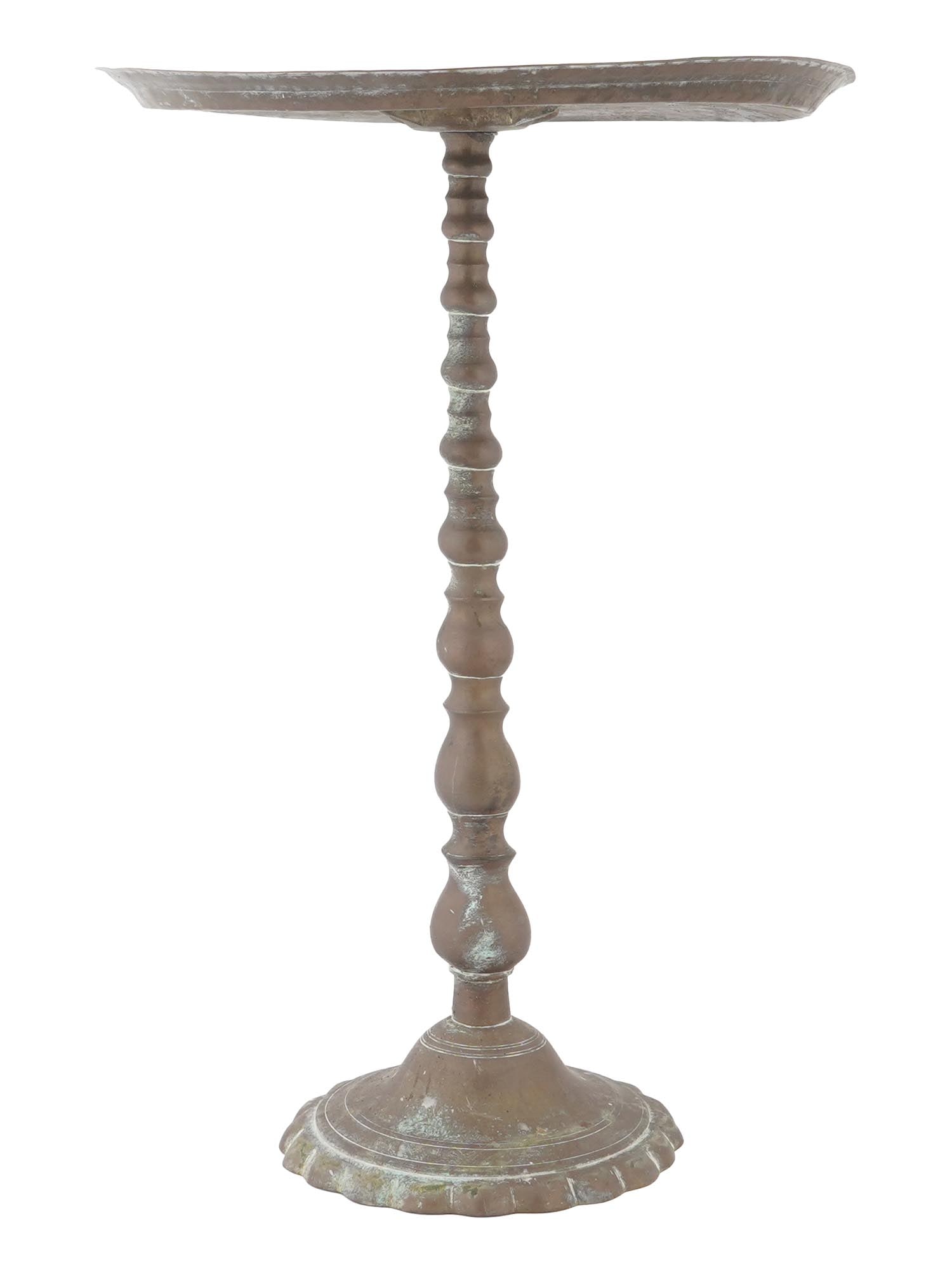 ANTIQUE OTTOMAN ISLAMIC BRONZE TABLE - 3