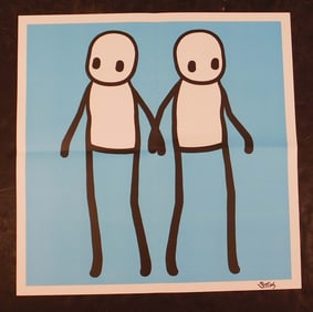 STIK: Hackney Today STICK Poster (Blue)