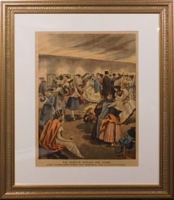 19th Century French Newspaper, Le Boeuf Gras