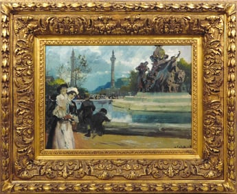 L. Balister: Overcast Day at a London Park