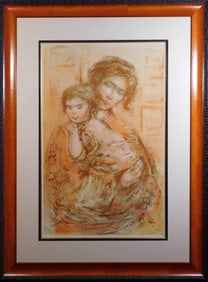 Edna Hibel:   Mother and Child
