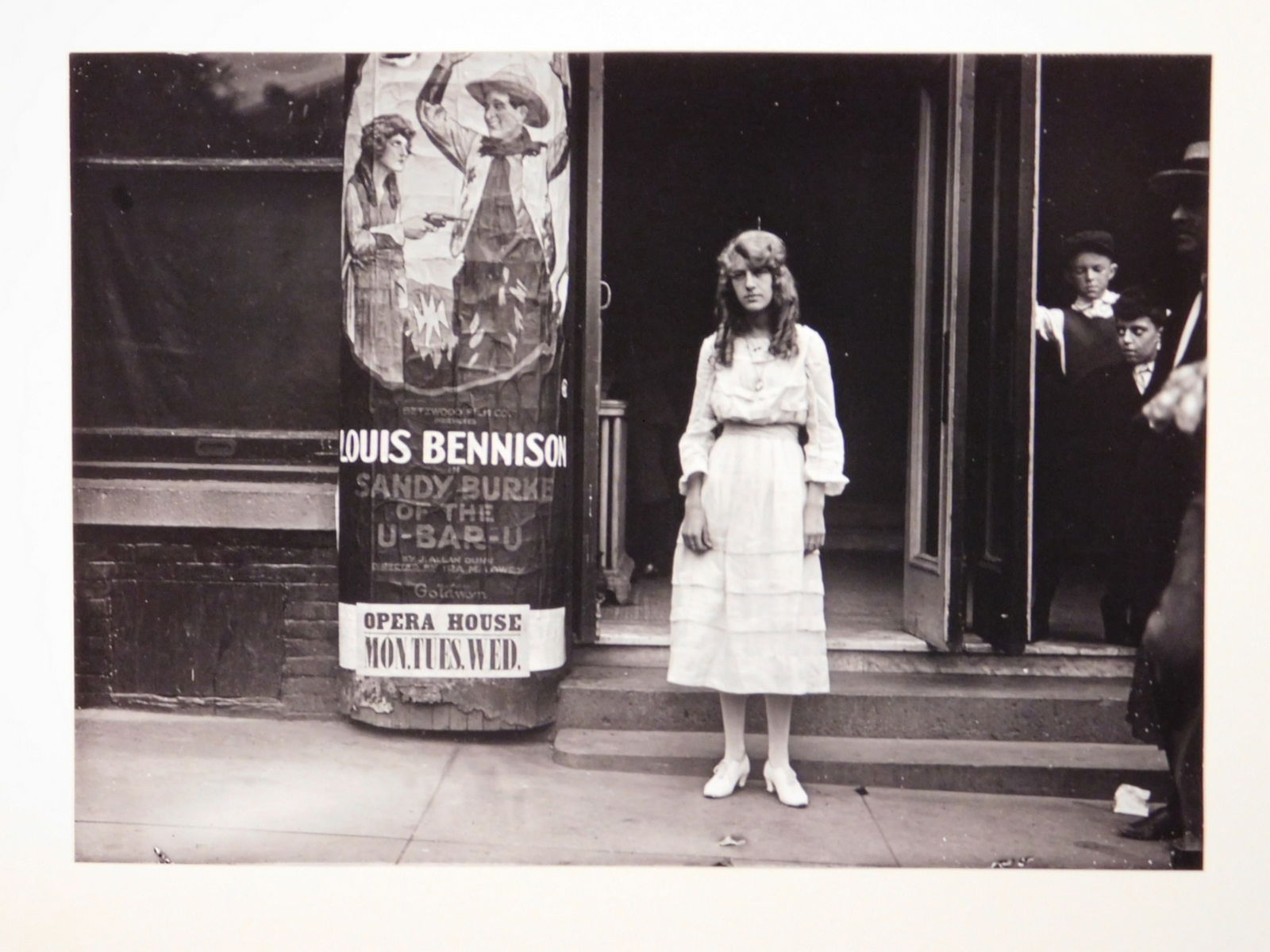 Brian C. Pelletier: Movie Actress, Touro St., Newport, RI ca. 1919 (1 of 3)