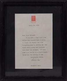 Rockwell Kent: Letter to a Fan