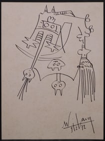Wifredo Lam, attributed/manner of: Surreal Figures