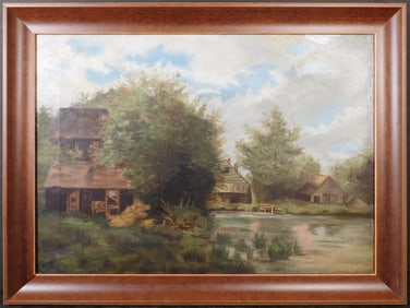 American School Farm Scene