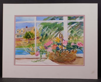 Angelina Wood: Basket of Flowers