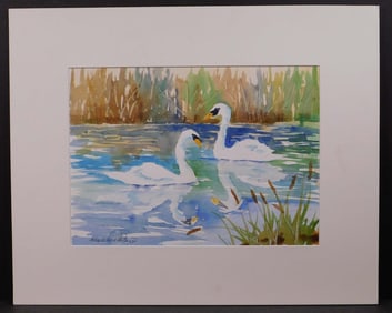 Angelina Wood: Two Swans