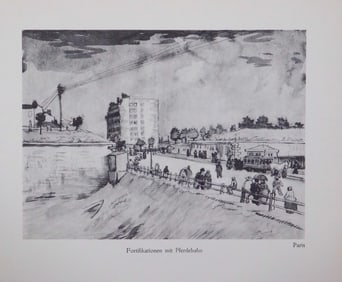 Vincent van Gogh: Fortifikationen mit Pferdebahn, Paris