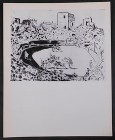 Pablo Picasso After: Black Head and Bull Fight