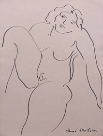 Henri Emile Benoit Matisse, Manner of: Femme Nue