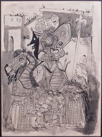 Style of Pablo Picasso: Le chevalier et les pages