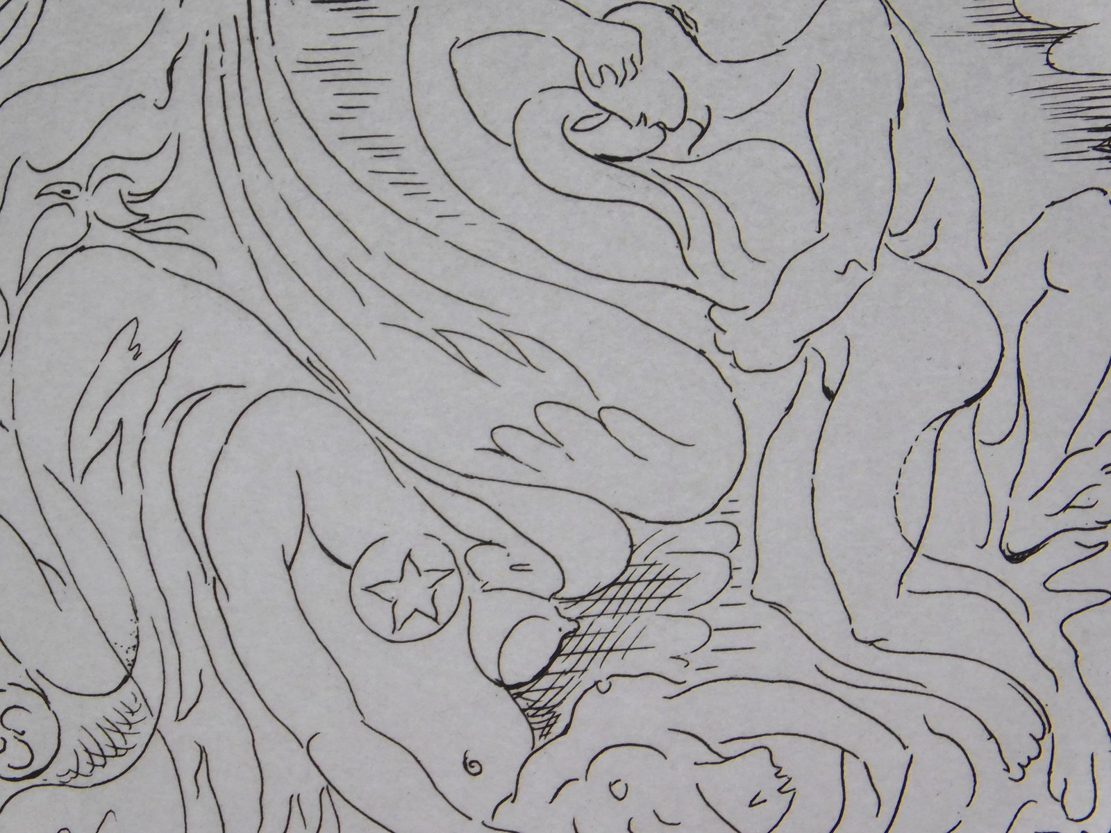 After Andre Masson: Abstract Figures - 5