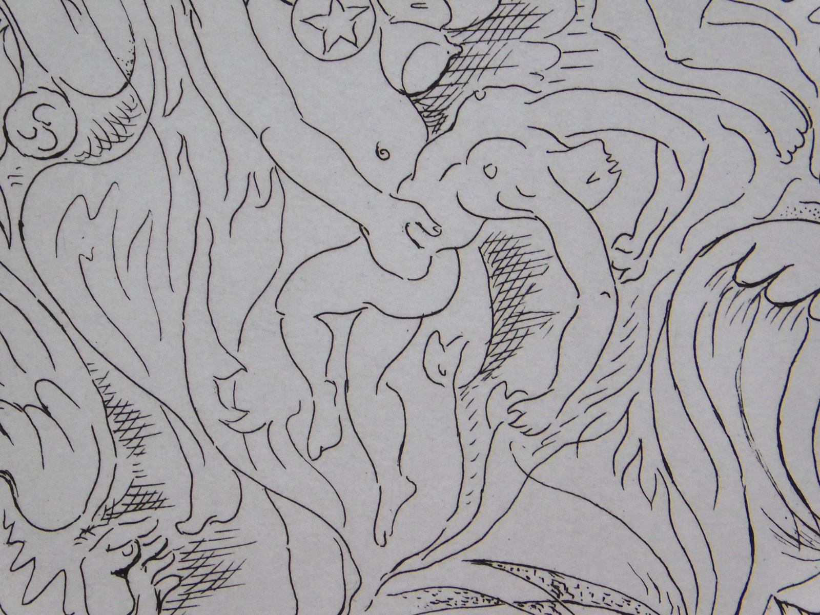 After Andre Masson: Abstract Figures - 6