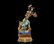 A Gilt-Silver Blueing Pedestal with Jadeite Ornament - 6