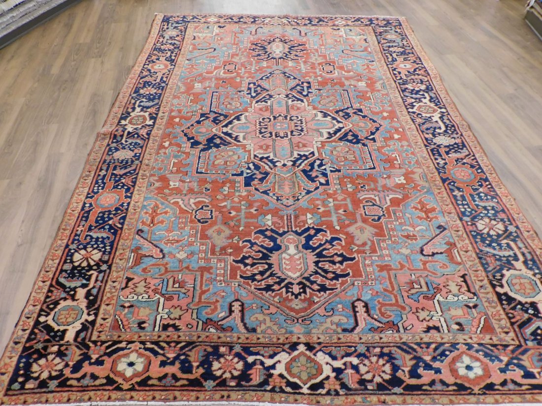 Antique Heriz 7.10 x 11.6 (1 of 5)