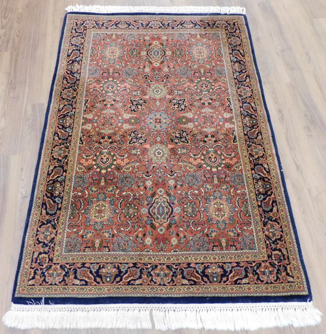 Fine Indo Tabriz Rug 4 x 6.1 (1 of 3)