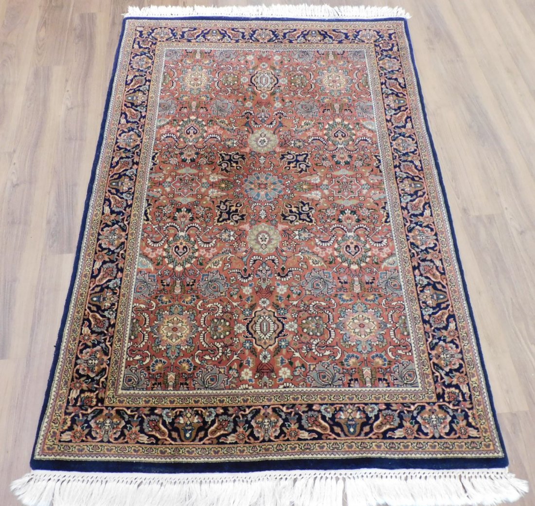 Fine Indo Tabriz Rug 4 x 6 (1 of 3)