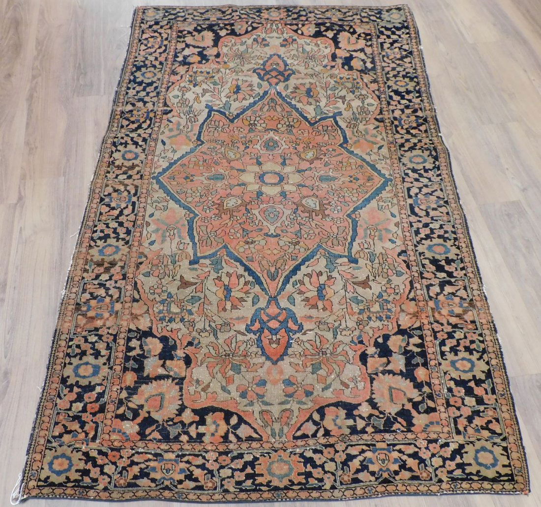 Antique Fereghan Sarouk Rug 4.1 x 6.8 (1 of 4)