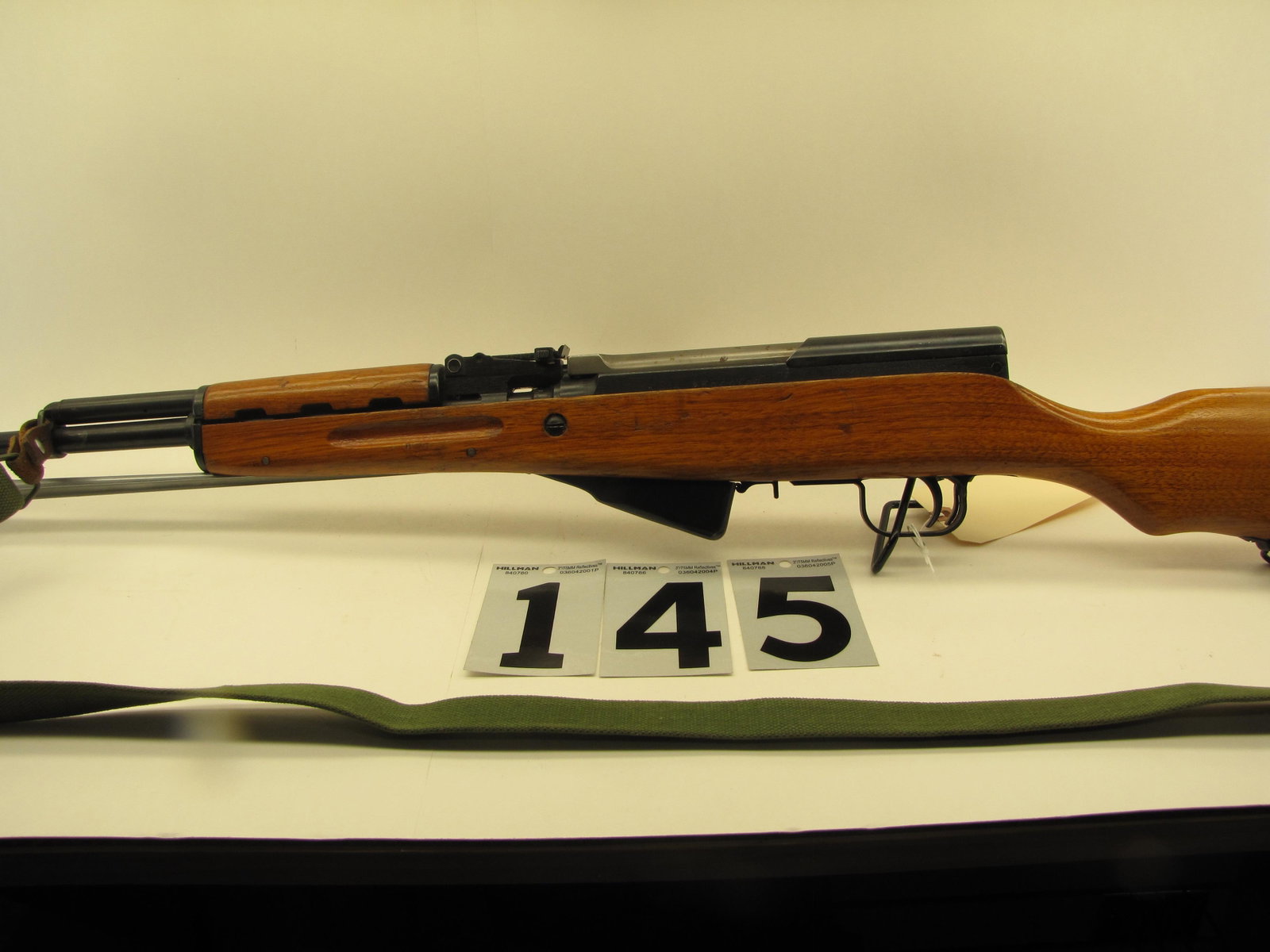 Norinco SKS Drop door 7.62 X 39 Wood Stock Semi: Very good condition with bayonet and sling bright bore and fixed sights