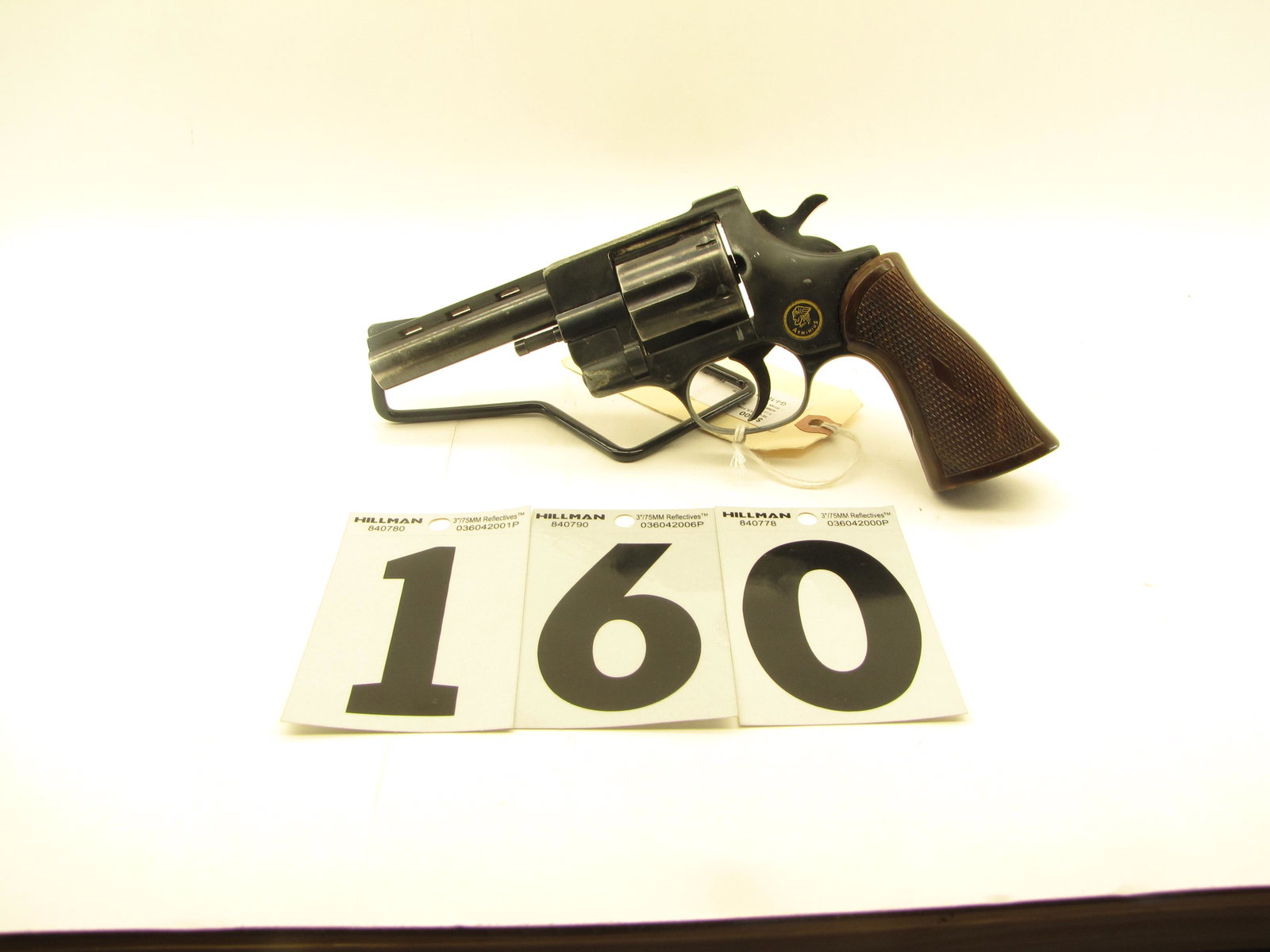 FIE Titan Tiger 38 SPL 6 Shot Double Action Revolver: Alloy frame revolver with Bakelite grips in good condition bright bore