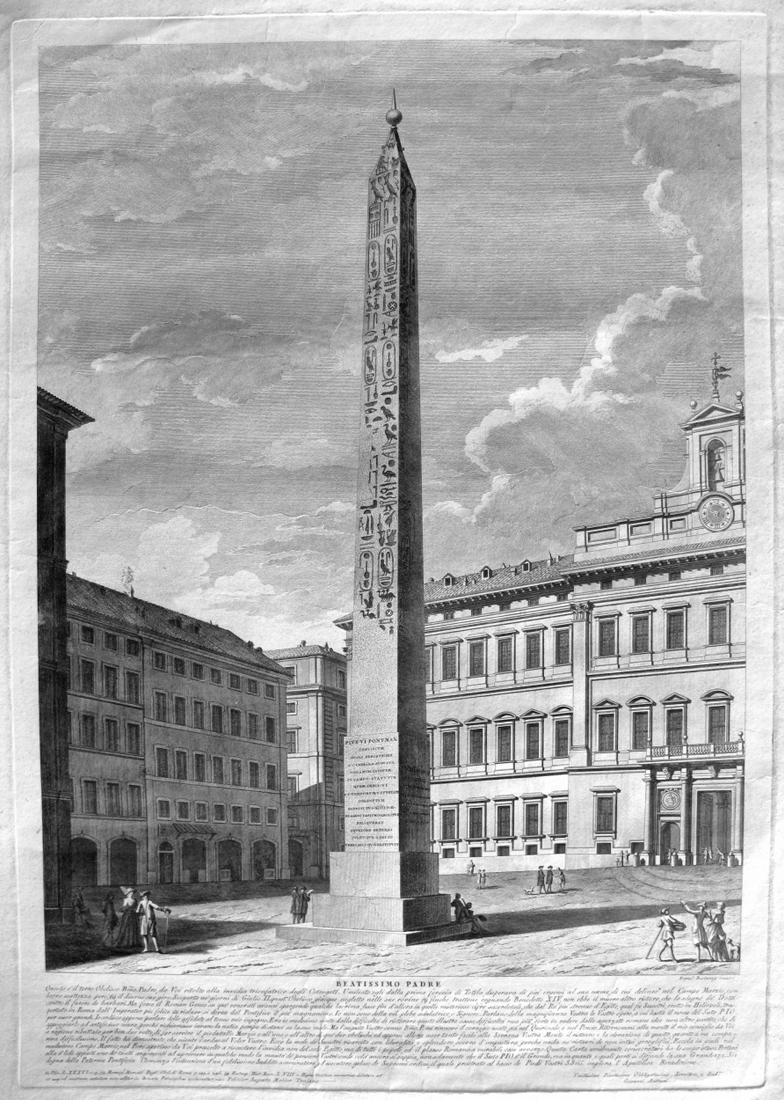 The Egyptian Obelisk at Piazza Montecitorio in Roma (1 of 1)