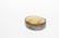 Yellow gold copper coin cufflinks in an agate silver - 2