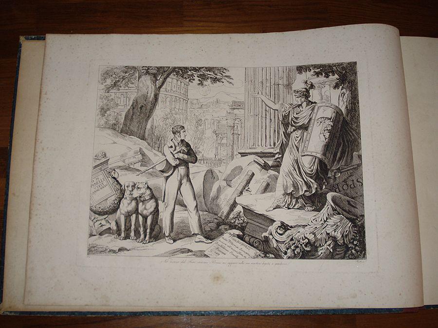 Bartolomeo Pinelli - Roman history: Title "Storia Romana dalla sua origine alla venuta di Gesù Cristo" , Year 1819. "Roman history from its origin to the coming of Jesus Christ"Work in 3 volumes (45 x 63 cm), containing 110 engraved pl