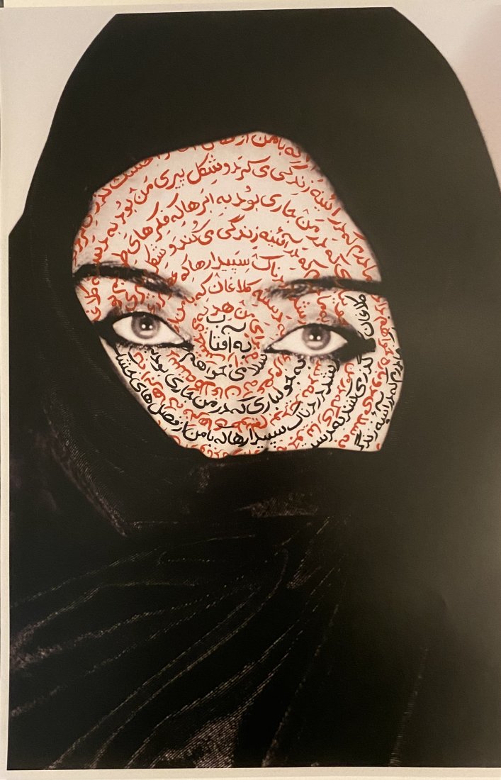 Shirin Neshat, I am its Secret: Fujicolor Crystal Archive print. 1993. Image: 47.9x31.7 cm. Sheet: 49.5x13.1 cm. Signed, titled and dated in ink on the reverse. This work is from an edition of 250. Provenance: Private collection, Ro