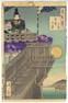 Yoshitoshi Tsukioka, Boat, Japanese Woodblock Print